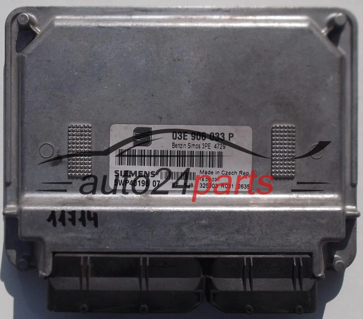SEAT IBIZA CORDOBA 1.2 AZQ 03E 906 033 P, 03E906033P, SIEMENS 5WP40196, BENZIN SIMOS 3PE 4729