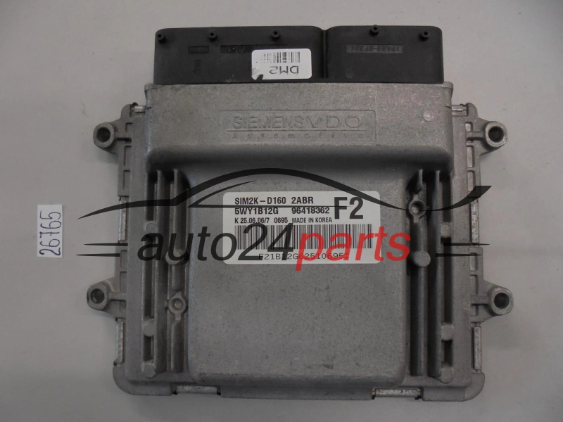 KOMPUTER STEROWNIK SILNIKA CHEVROLET EPICA SIEMENS VDO 5WY1B12G SIM2K-D160 2ABR F2 96418362