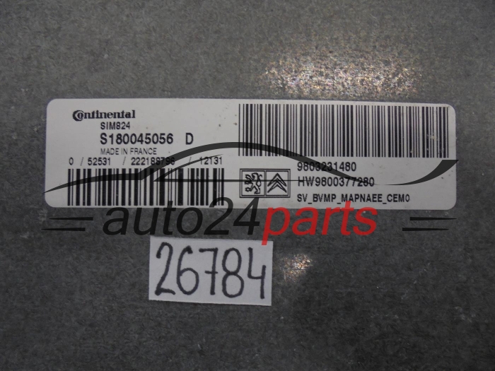 CITROEN PEUGEOT S180045056D 9803231480 SIM824