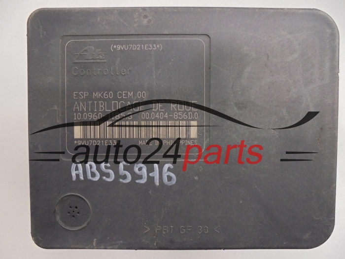 Pompa ABS i sterownik Citroen Peugeot 9662295780 10096011853 – zdjęcie 2