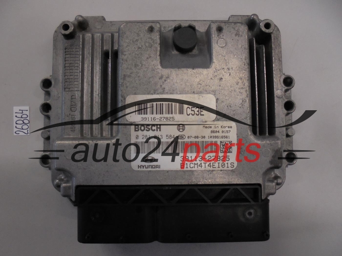 KOMPUTER STEROWNIK SILNIKA HYUNDAI SANTA FE 2.2 CRDI, BOSCH 0 281 013 584, BOSCH 0281013584, 39113-27825, 3911327825, A0CM4T4EI01S