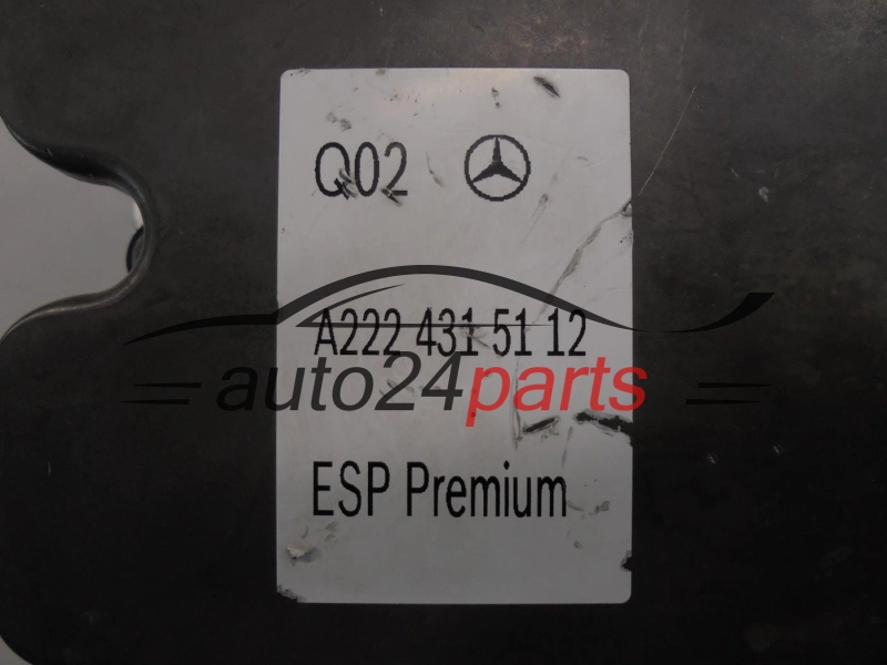 ABS Pumpe und steuergerat MERCEDES BENZ 0265243549 A2224315112 0265956109