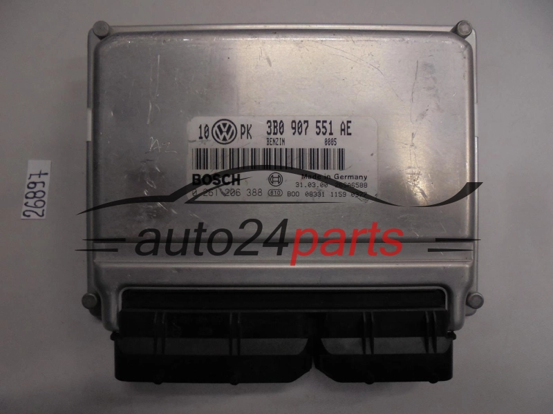 Motorsteuergerät Audi 0261206388 3B0907551AE