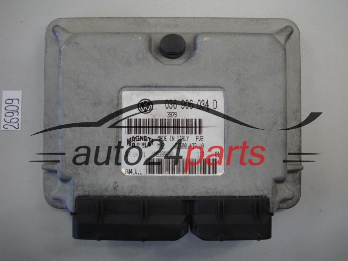 KOMPUTER STEROWNIK SILNIKA SEAT LEON VW POLO 1.4 AUA 1.6 036 906 034 D, 036906034D, 61600.437.09, 6160043709, IAW4LV.L, IAW4LVL