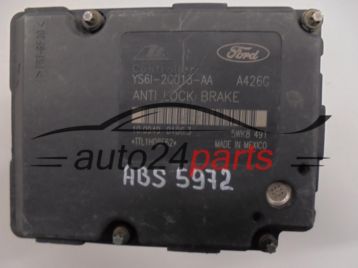 ABS POMPA I STEROWNIK FORD COURIER YS61-2M110-AA, YS612M110AA, ATE 10.0204-0297.4, 10020402974, YS61-2C013-AA, YS612C013AA, 10.0949-0106.3, 10094901063, 5WK8491