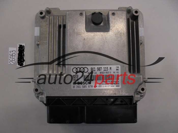 KOMPUTER STEROWNIK SILNIKA AUDI A4 1.8 TFSI BOSCH 0 261 S05 870, 0261S05870, 8K1 907 115 M, 8K1907115M