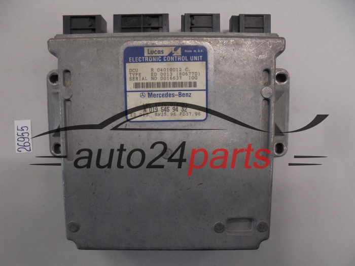 KOMPUTER STEROWNIK SILNIKA MERCEDES W202 C-KLASS C220 W210 E-KLASS E220 A0195459432, A 019 545 94 32, R 04010012 D R04010012D, ED 0013 (80677E