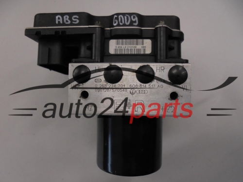 POMPA ABS I STEROWNIK VOLKSWAGEN 0265234701 6Q0614517AQ 6Q0907379BH 0265951008