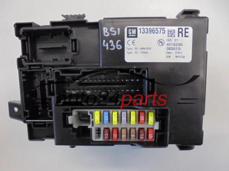 CENTRALKA MODUL BSI OPEL MERIVA B 13396575 RE, 13396575RE