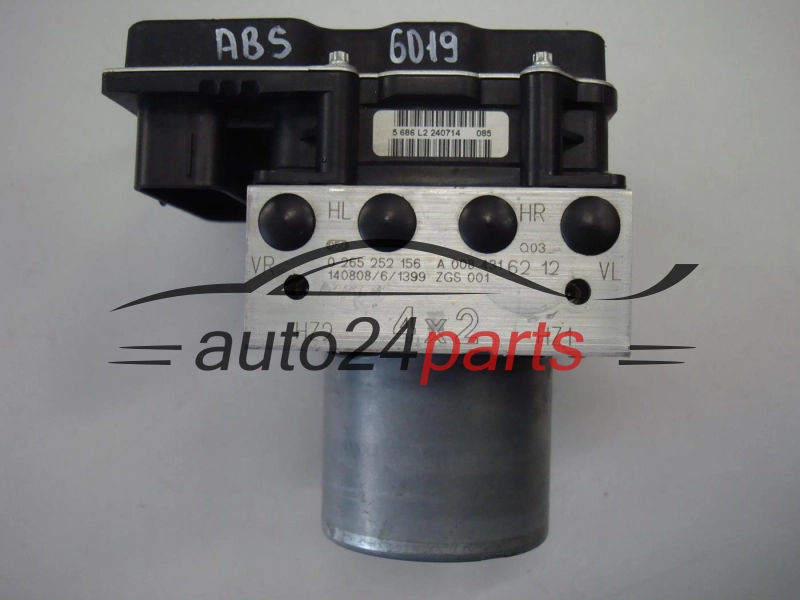 Bomba ABS y centralita MERCEDES VITO BOSCH 0 265 252 156, 0265252156, A 008 431 62 12, A0084316212, 0265951917