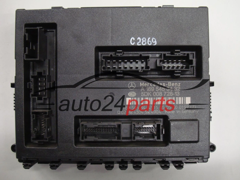 CENTRALKA MODUL STEROWNIK SAM MERCEDES W169 HELLA 5DK 008 728-13, 5DK008728, 5DK00872813, A 169 545 34 32, A1695453432