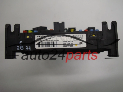 CENTRALKA MODUL STEROWNIK KOMFORTU CITROEN PEUGEOT SIEMENS S118085320C, 9652474680, BSI E01-00 HG