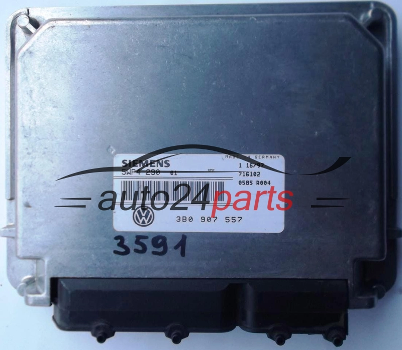 CENTRALINA MOTORE VW VOLKSWAGEN PASSAT 1.6 AHL 3B0907557, SIEMENS 5WP4290 01