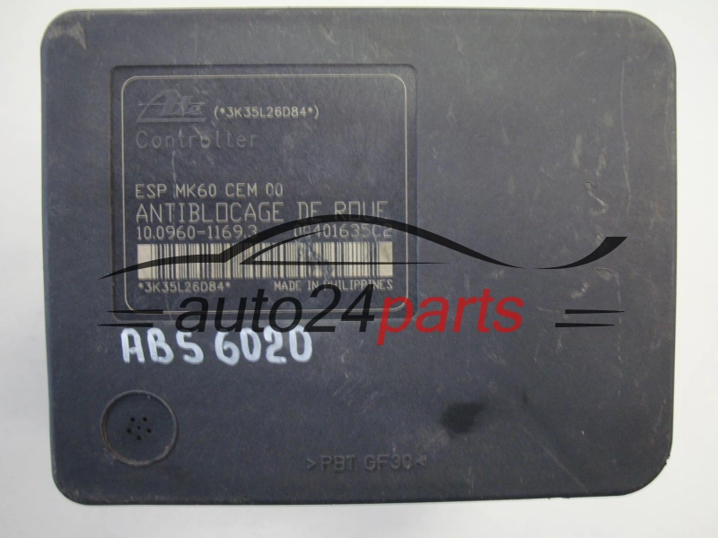 PEUGEOT 9661691380 10.0960-1169.3 10096011693