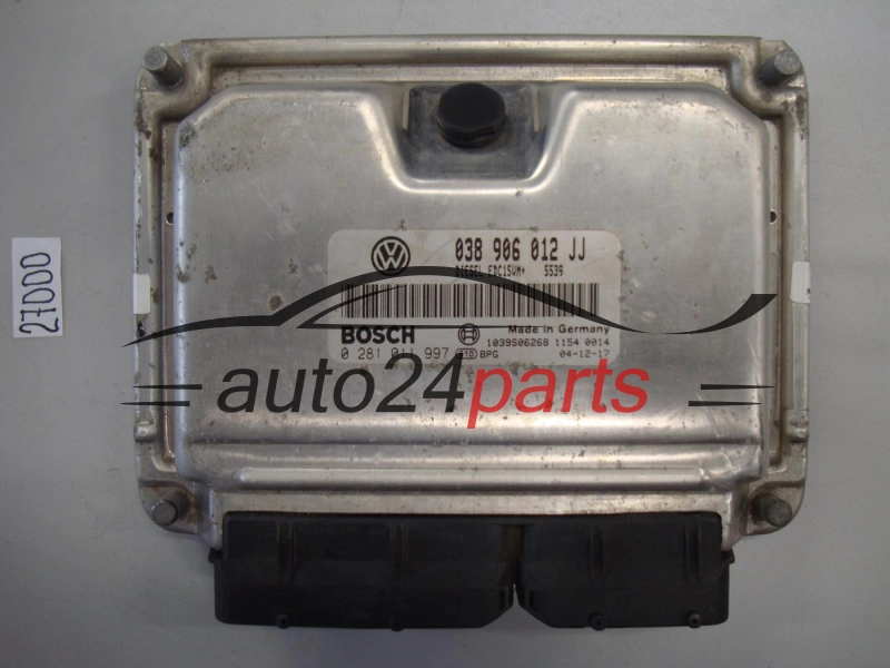Centralina do motore SEAT LEON TOLEDO 1.9 TDI BOSCH 0281011997 038906012JJ EDC15VM+