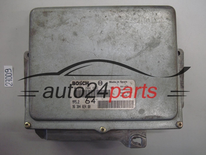 KOMPUTER STEROWNIK SILNIKA CITROEN XSARA PEUGEOT 306 2.0 BOSCH 0 261 204 652, 0261204652, 96 304 024 80, 9630402480