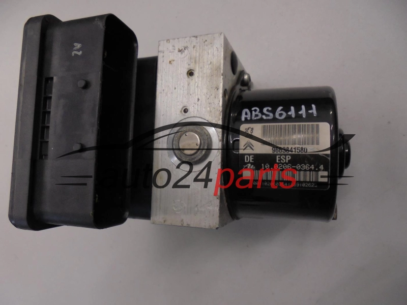 ABS POMPA I STEROWNIK CITROEN PEUGEOT 9663841580, 10.0206-0364.4, 10020603644, 10.0960-1181.3, 10096011813