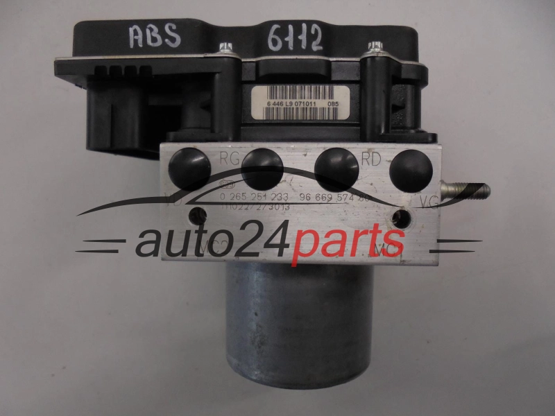 Bomba ABS y centralita Peugeot 0265251233 9666957480 0265951474