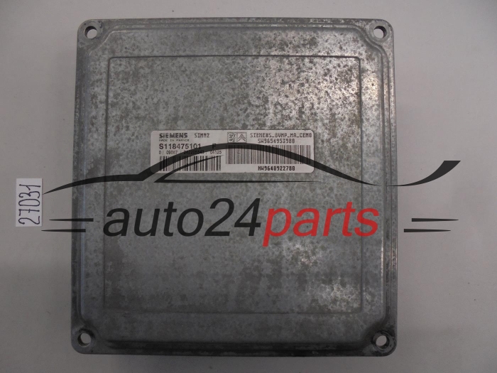 STEROWNIK SKRZYNI AUTOMATYCZNEJ CITROEN PEUGEOT S118475101F SW99654953980 HW9640922780 SIM82
