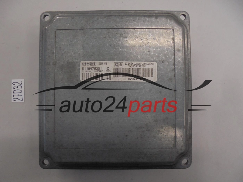CITROEN PEUGEOT S118475201C SW9654956280 HW9640922780 SIM82