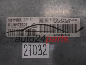 CITROEN PEUGEOT S118475201C SW9654956280 HW9640922780 SIM82