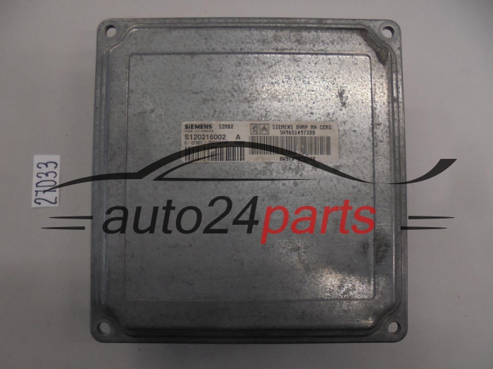 CITROEN PEUGEOT S120216002A SW9651497380 HW9640922780 SIM82