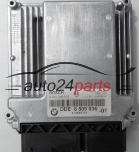 ECU CENTRALITA DE MOTOR BMW X5 E70 3.0D BOSCH 0281016640, 0 281 016 640, DDE 8509036, DDE8509036, 8 509 036 -01