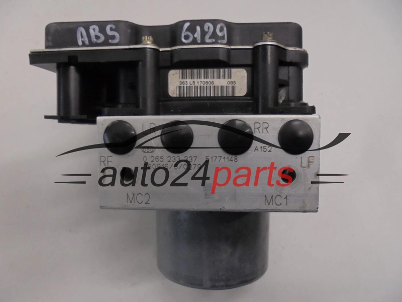 Pompa ABS i sterownik Fiat Panda 51771148 0265233337