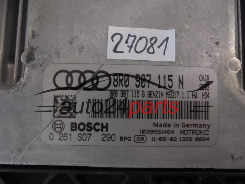KOMPUTER STEROWNIK SILNIKA AUDI Q5 0261S07290 8R0907115N MED17.1.1