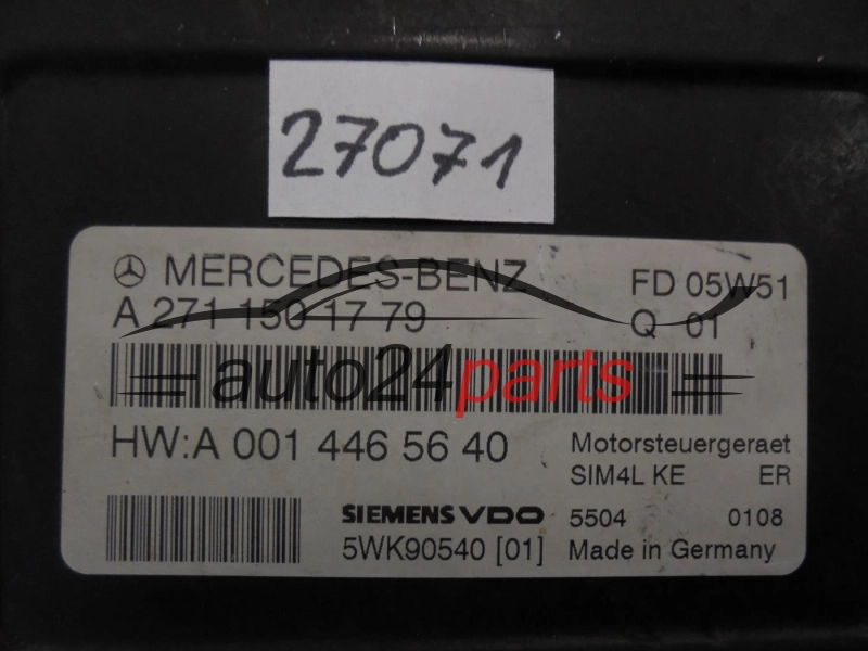 MERCEDES BENZ A2711501779 A0014465640 5WK90540
