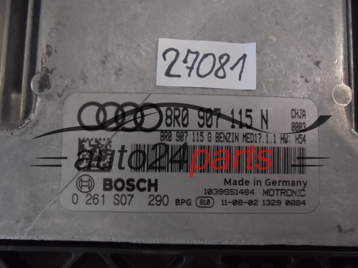 AUDI Q5 0261S07290 8R0907115N MED17.1.1