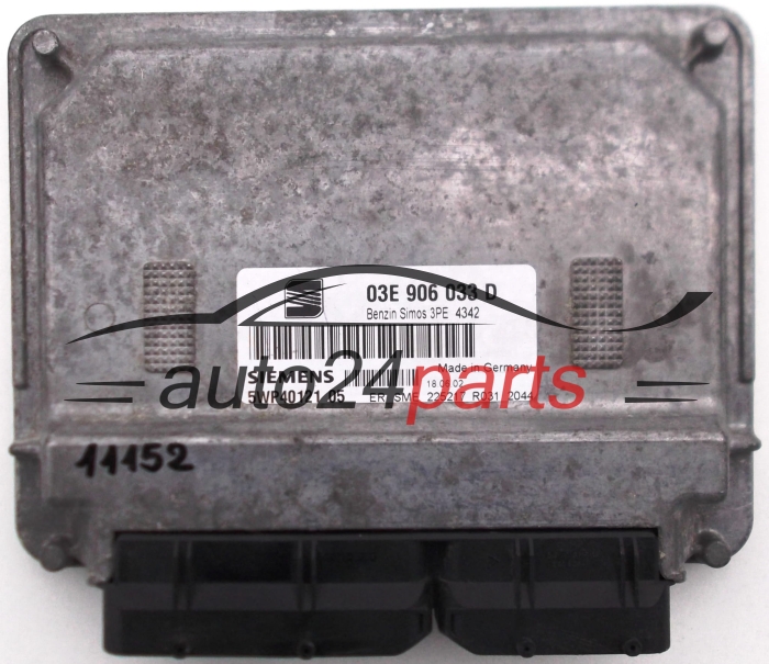 ECU CENTRALITA DE MOTOR SEAT IBIZA CORDOBA 1.2 AZQ 03E 906 033 D, 03E906033D, SIEMENS 5WP40121 05