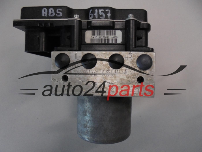 ABS Pumpe und steuergerat MERCEDES BENZ 0265251324 A0074311012 0265951523