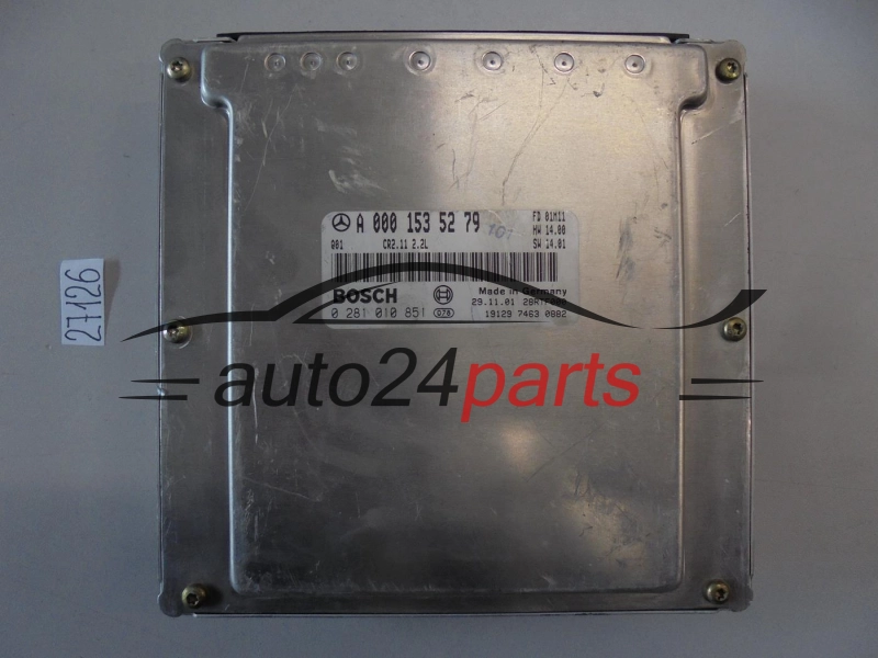 Centralina do motor MERCEDES 0281010851 A0001535279