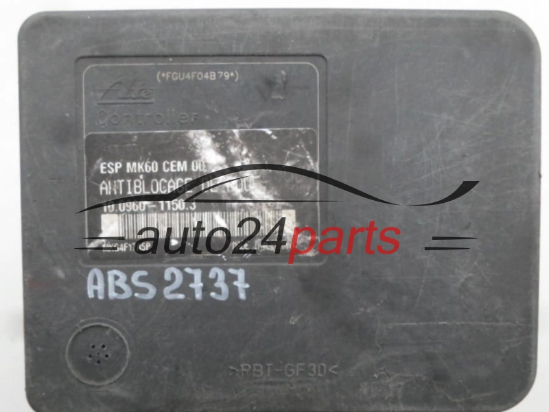 ABS PUMP PEUGEOT 206 9655960880, 10.0206-0194.4, 10020601944, 10.0960-1150.3, 10096011503 