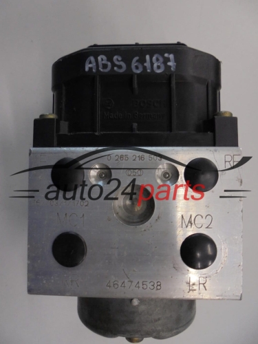 ABS FIAT BOSCH 0 265 216 503, 0265216503, 46474538, 0 273 004 242, 0273004242