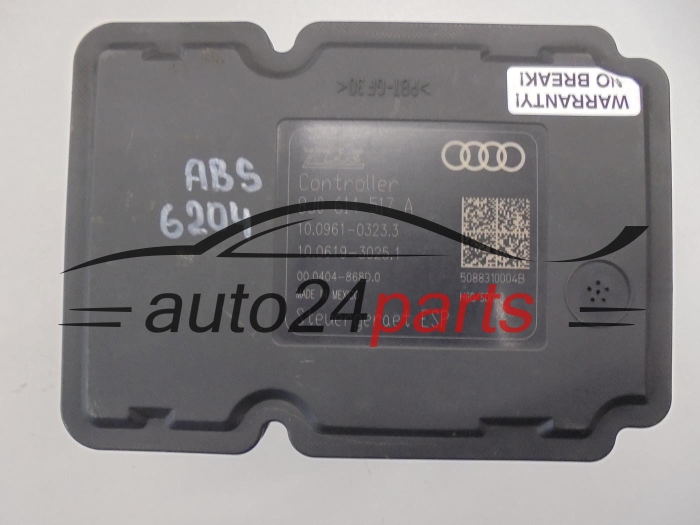 Pompe ABS et calculateur AUDI 8J0614517A, 10.0212-0214.4, 10021202144, 10.0961-0323.3, 10096103233
