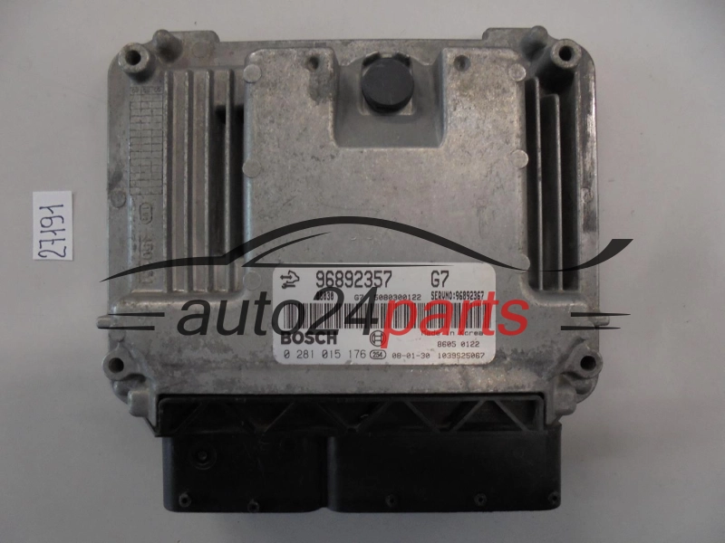 Sterownik silnika OPEL CHEVROLET 2.0 VCDI BOSCH 0281015176 96892357 - 27191