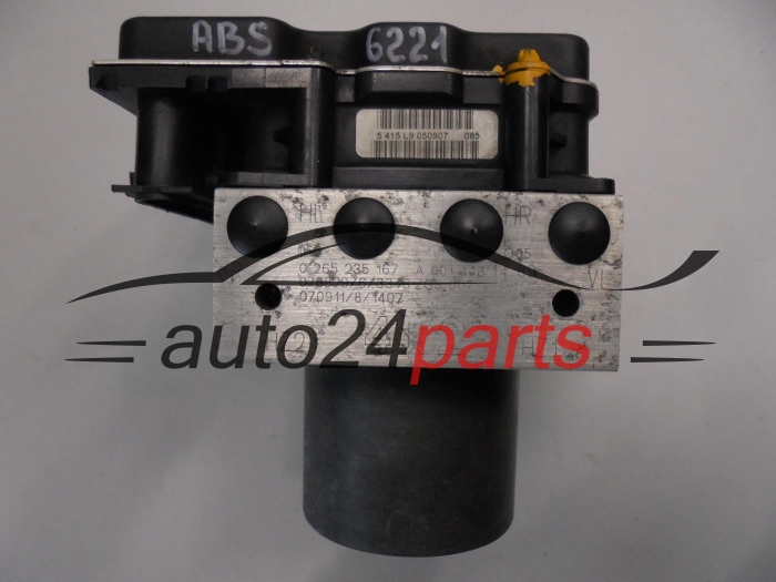 Bomba ABS y centralita MERCEDES VITO VIANO BOSCH 0 265 235 167, 0265235167, A 001 446 14 89, A0014461489, 0 265 950 599, 0265950599