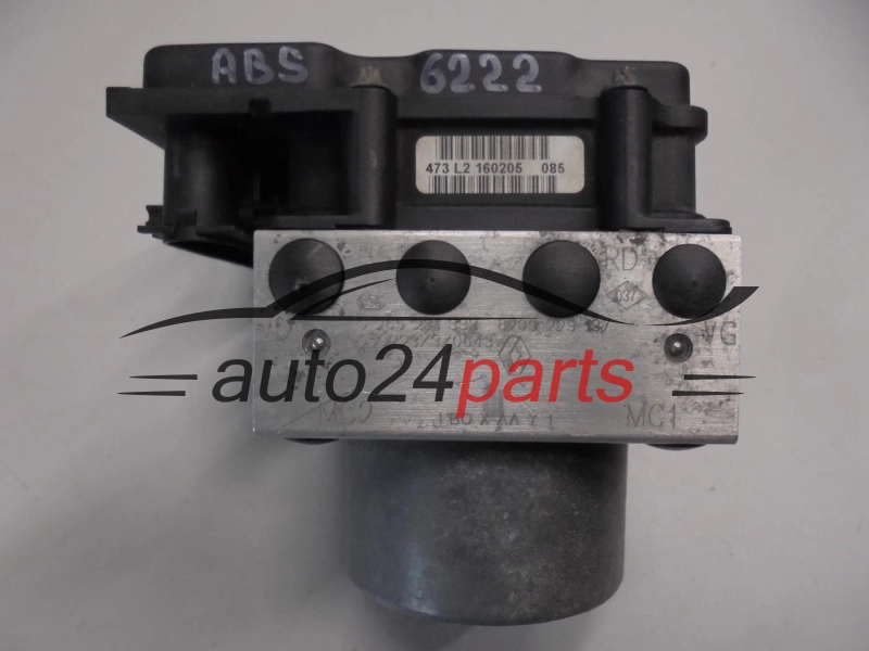 Pompa ABS i sterownik Renault Clio II Kangoo Thalia Twingo Nissan Kubistar 8200229137 0265231333 75107