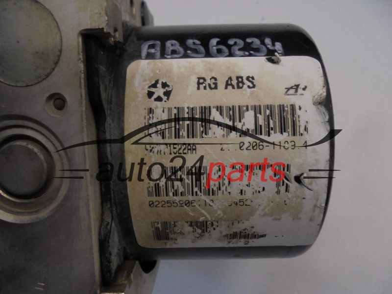 Pompe ABS et calculateur CHRYSLER VOYAGER P04721452AA, ATE 25.0206-1130.4, 25020611304, 25.0926-4329.3, 25092643293, 25061012814