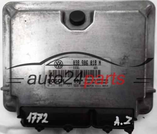 ECU ENGINE CONTROLLER VW VOLKSWAGEN PASSAT 1.9 TDI 038 906 018 N, 038906018N, BOSCH 0 281 001 727, 0281001727, 26SA3667
