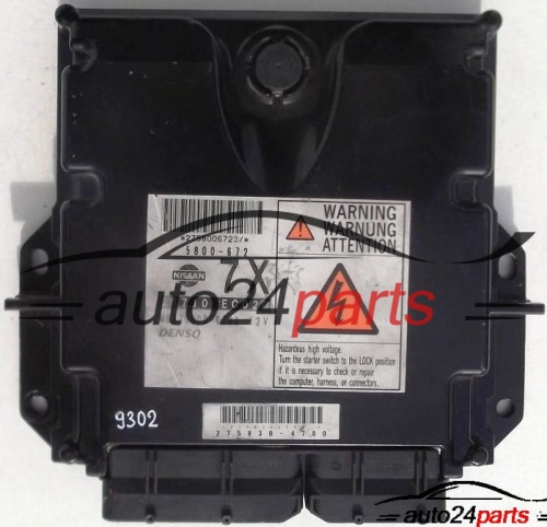 MOTORSTEUERGERÄT ECU STEUERGERAT NISSAN NAVARA 2.5DCI, 23710-EC02B, 23710EC02B, 5800-672, 5800672, MB275800-6723, MB2758006723