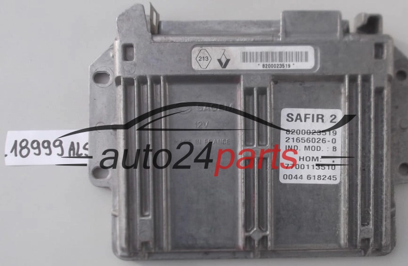 KOMPUTER STEROWNIK SILNIKA RENAULT TWINGO 1.2, SAFIR 2, 8200023519, 21656026-0, 216560260, HOM7700113510, 9352 576613, 9352576613 