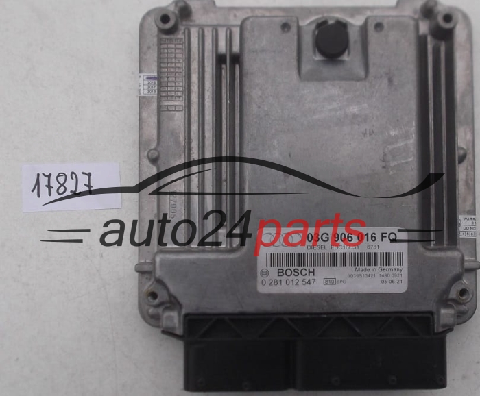 KOMPUTER STEROWNIK SILNIKA AUDI A4 2.0 TDI BPW BOSCH 0 281 012 547