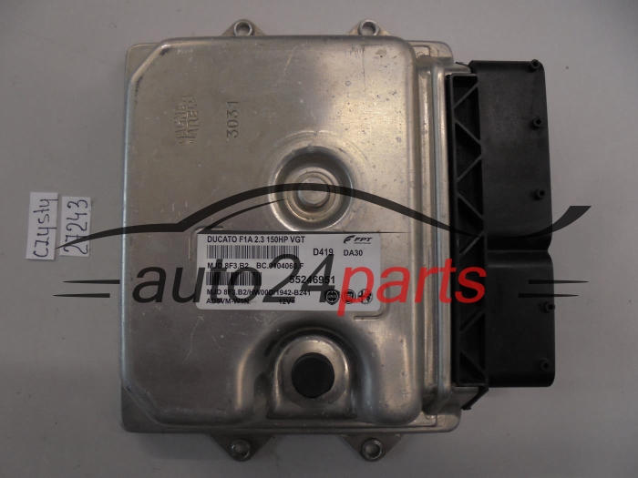 VIRGIN KOMPUTER STEROWNIK SILNIKA FIAT DUCATO 2.3 HPI MAGNETI MARELLI MJD 8F3.B2, MJD8F3B2, 55246951