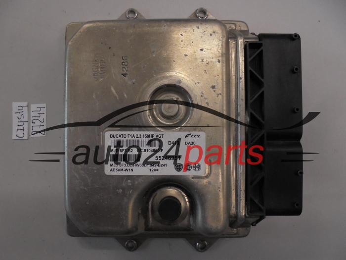 VIRGIN KOMPUTER STEROWNIK SILNIKA FIAT DUCATO 2.3 HPI MAGNETI MARELLI MJD 8F3.B2, MJD8F3B2, 55246951