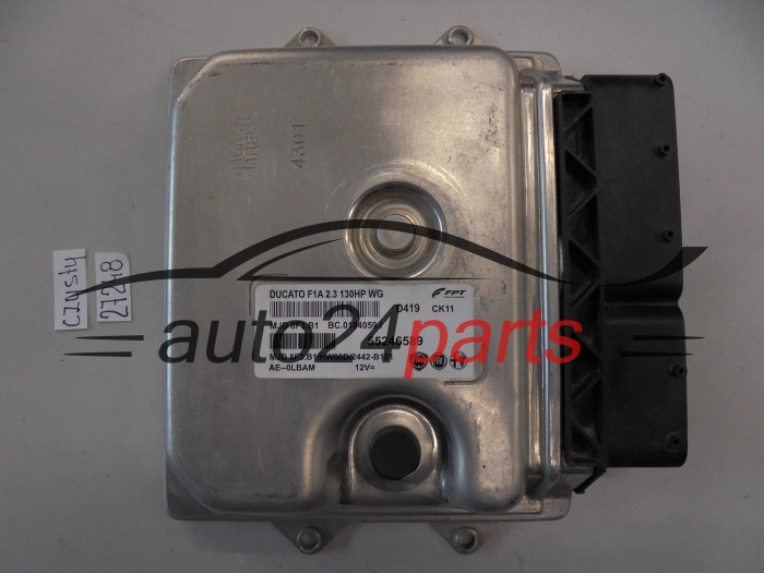 VIRGIN KOMPUTER STEROWNIK SILNIKA FIAT DUCATO 2.3 JTD MAGNETI MARELLI MJD 8F3.B1, MJD8F3B1, 55246589