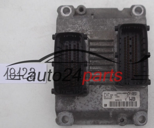 KOMPUTER STEROWNIK SILNIKA OPEL CORSA C 1.0 Z10XEP BOSCH 0 261 208 393, 0261208393