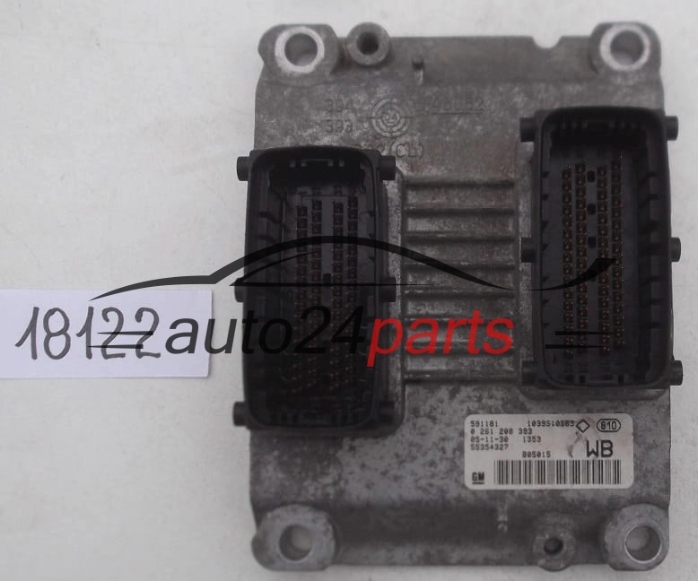 KOMPUTER STEROWNIK SILNIKA OPEL CORSA C 1.0 Z10XEP BOSCH 0 261 208 393, 0261208393